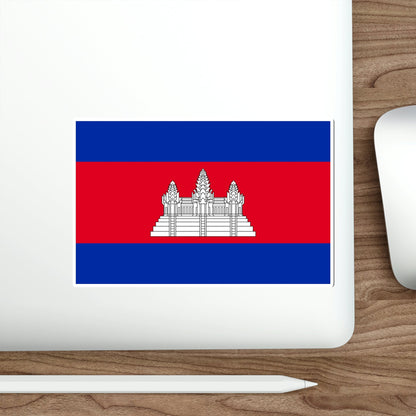 Flag of Cambodia STICKER Vinyl Die-Cut Decal-The Sticker Space