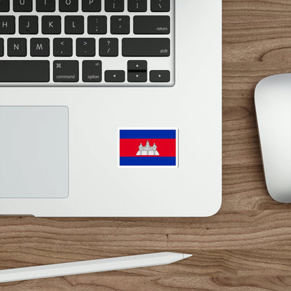 Flag of Cambodia STICKER Vinyl Die-Cut Decal-The Sticker Space