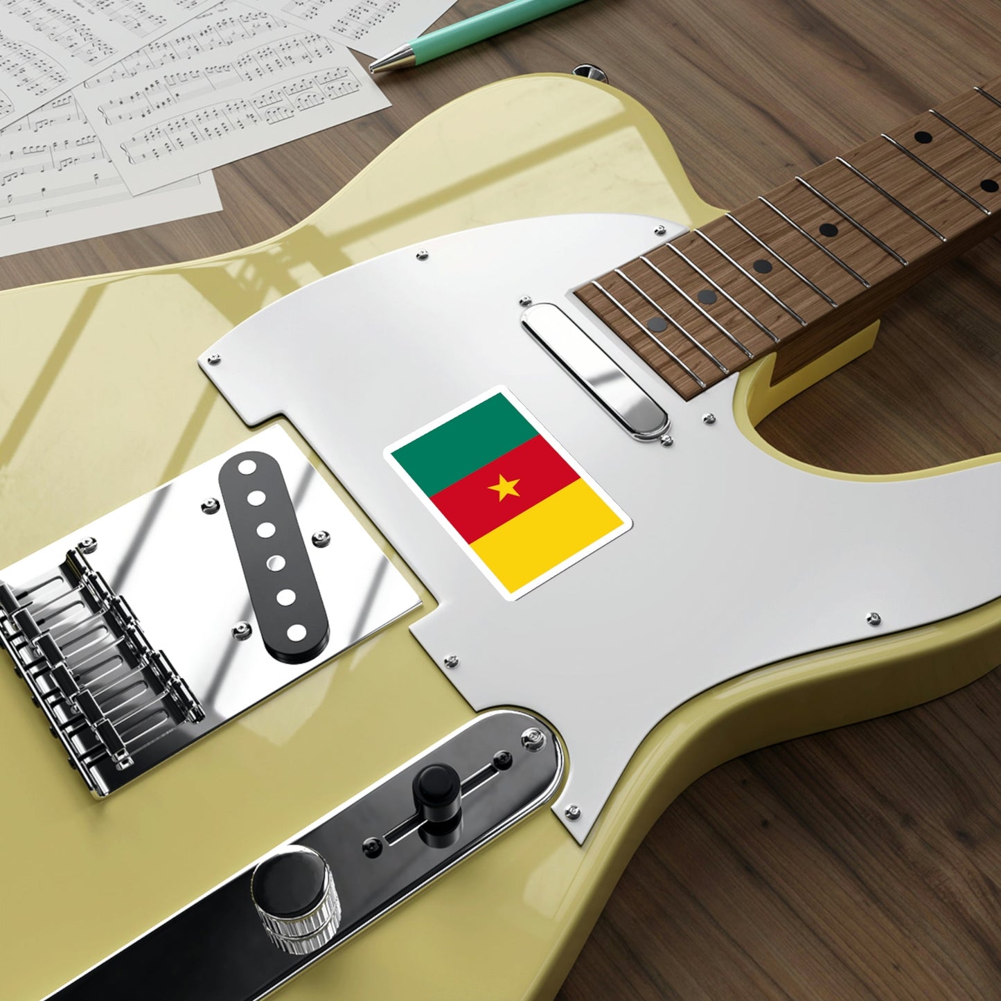 Flag of Cameroon STICKER Vinyl Die-Cut Decal-The Sticker Space