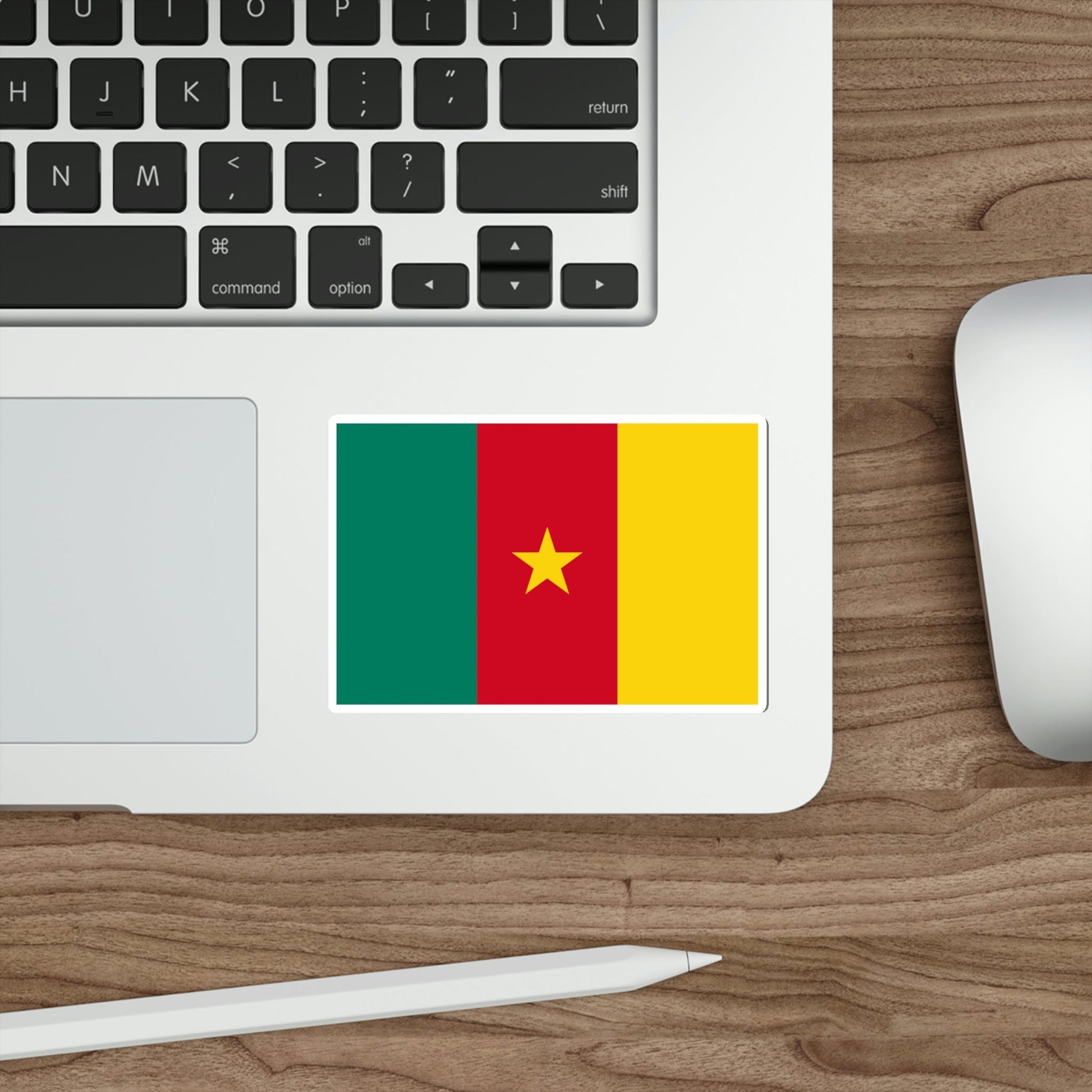 Flag of Cameroon STICKER Vinyl Die-Cut Decal-The Sticker Space