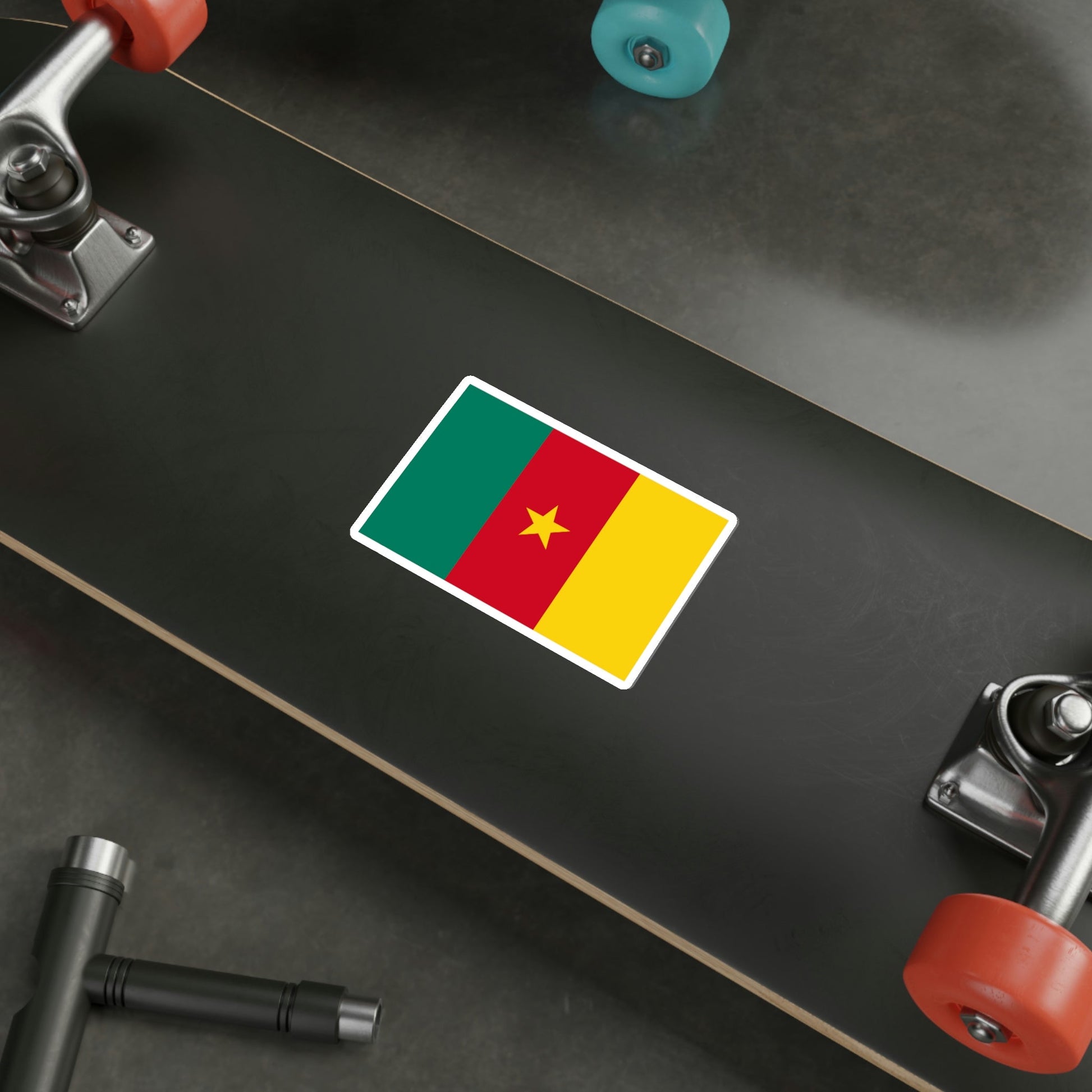 Flag of Cameroon STICKER Vinyl Die-Cut Decal-The Sticker Space