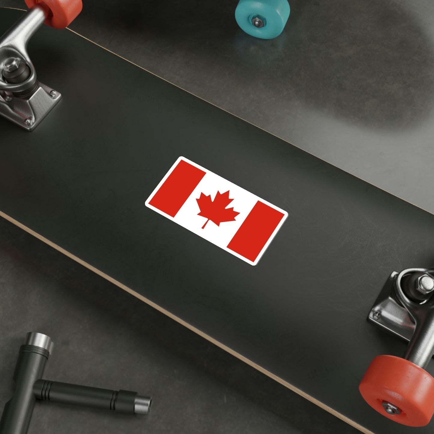 Flag of Canada STICKER Vinyl Die-Cut Decal-The Sticker Space