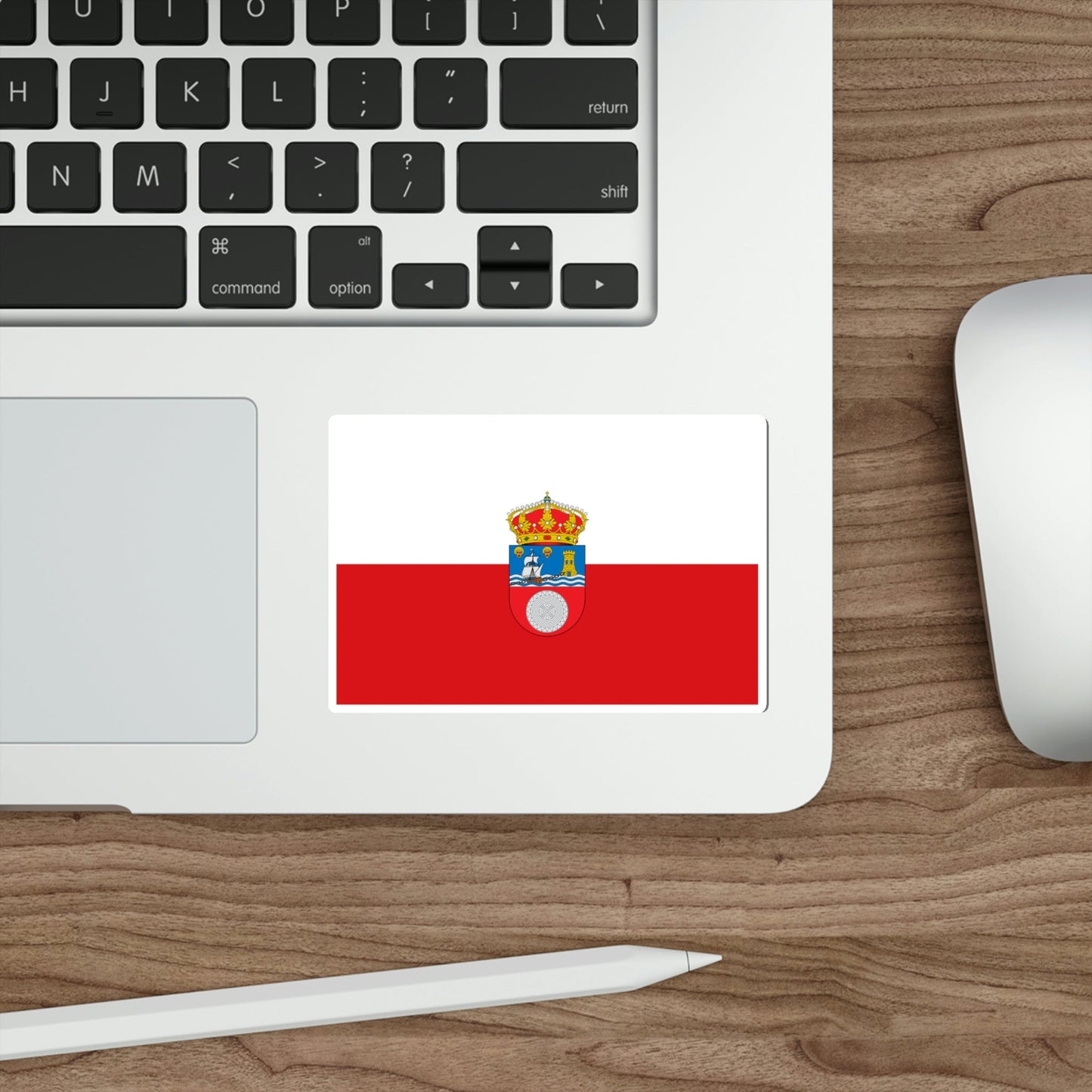 Flag of Cantabria Spain STICKER Vinyl Die-Cut Decal-The Sticker Space