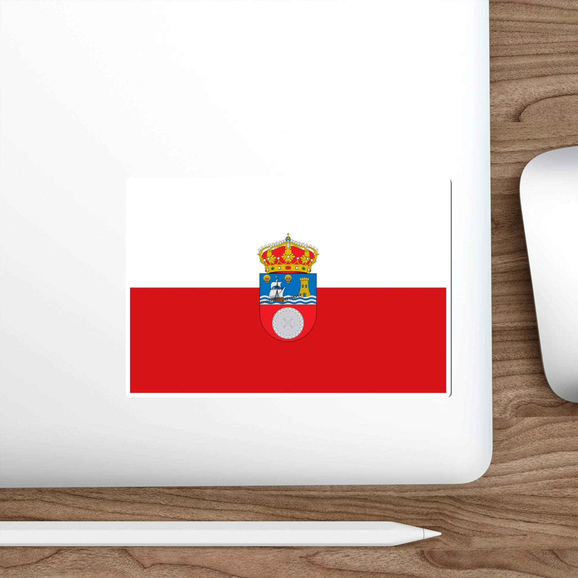 Flag of Cantabria Spain STICKER Vinyl Die-Cut Decal-The Sticker Space