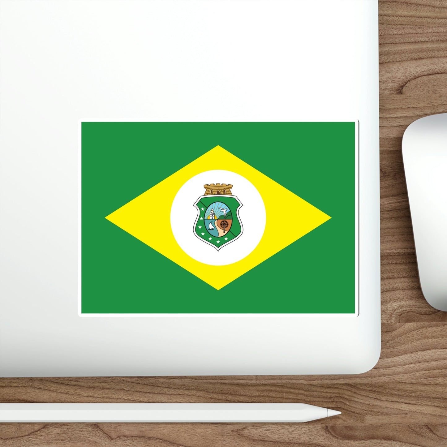 Flag of Ceará Brazil STICKER Vinyl Die-Cut Decal-The Sticker Space