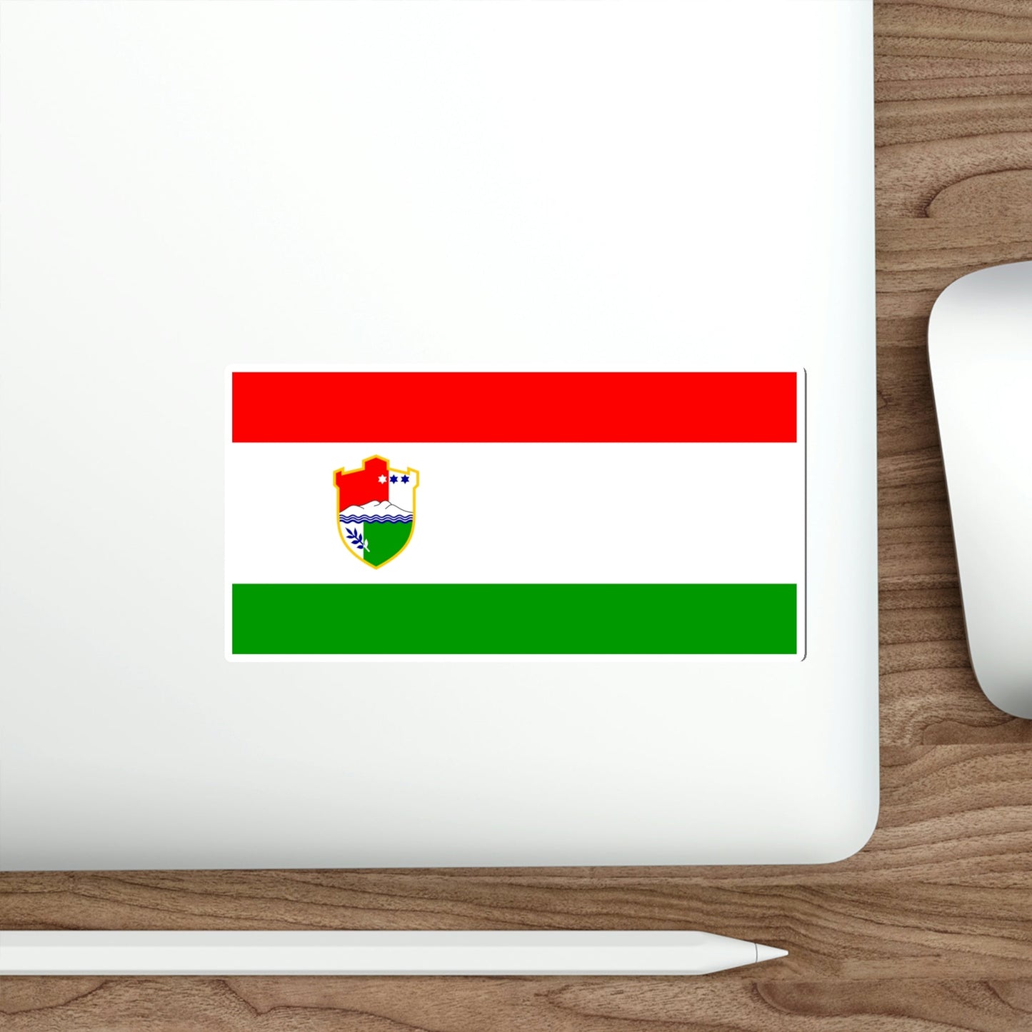 Flag of Central Bosnia Canton Bosnia and Herzegovina STICKER Vinyl Die-Cut Decal-The Sticker Space