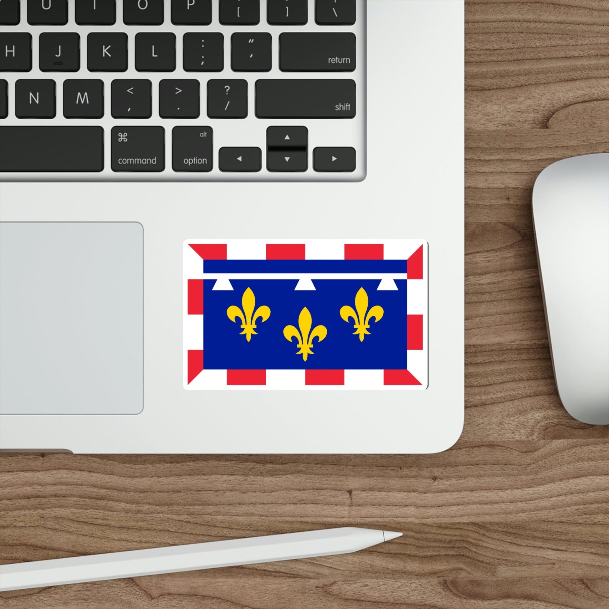 Flag of Centre Val de Loire France 2 STICKER Vinyl Die-Cut Decal-The Sticker Space