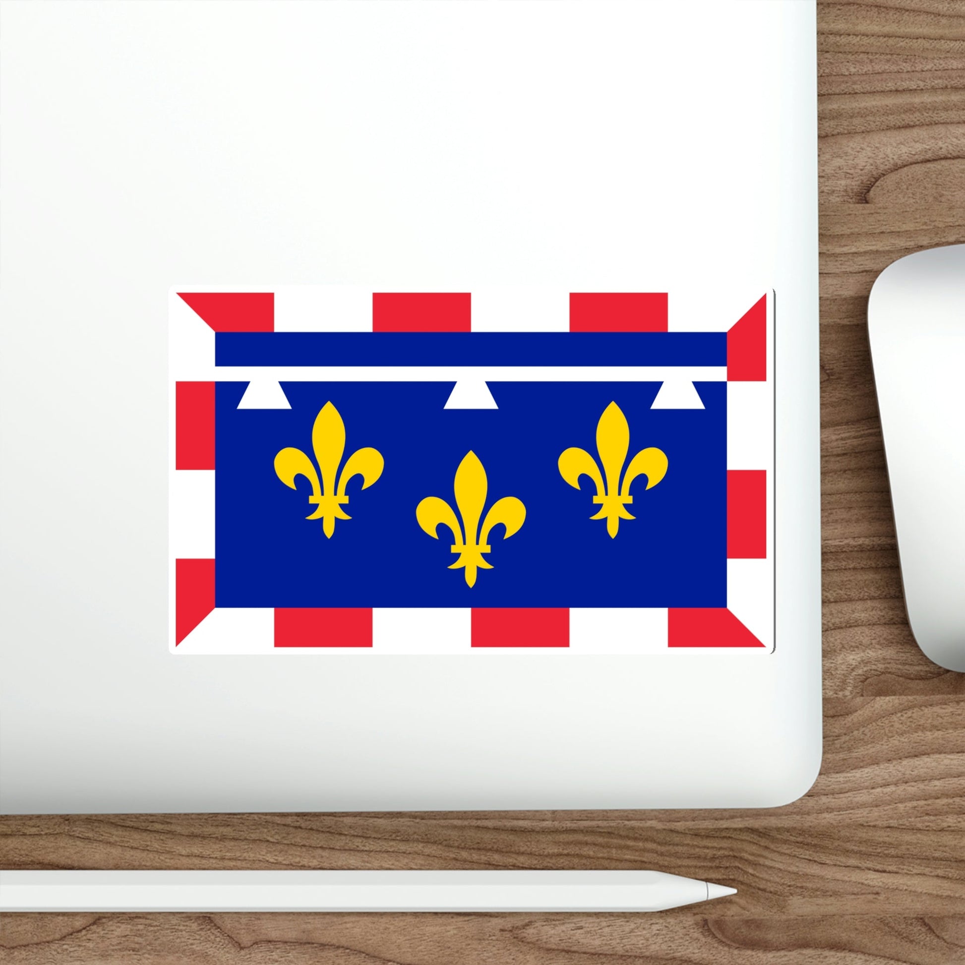 Flag of Centre Val de Loire France 2 STICKER Vinyl Die-Cut Decal-The Sticker Space