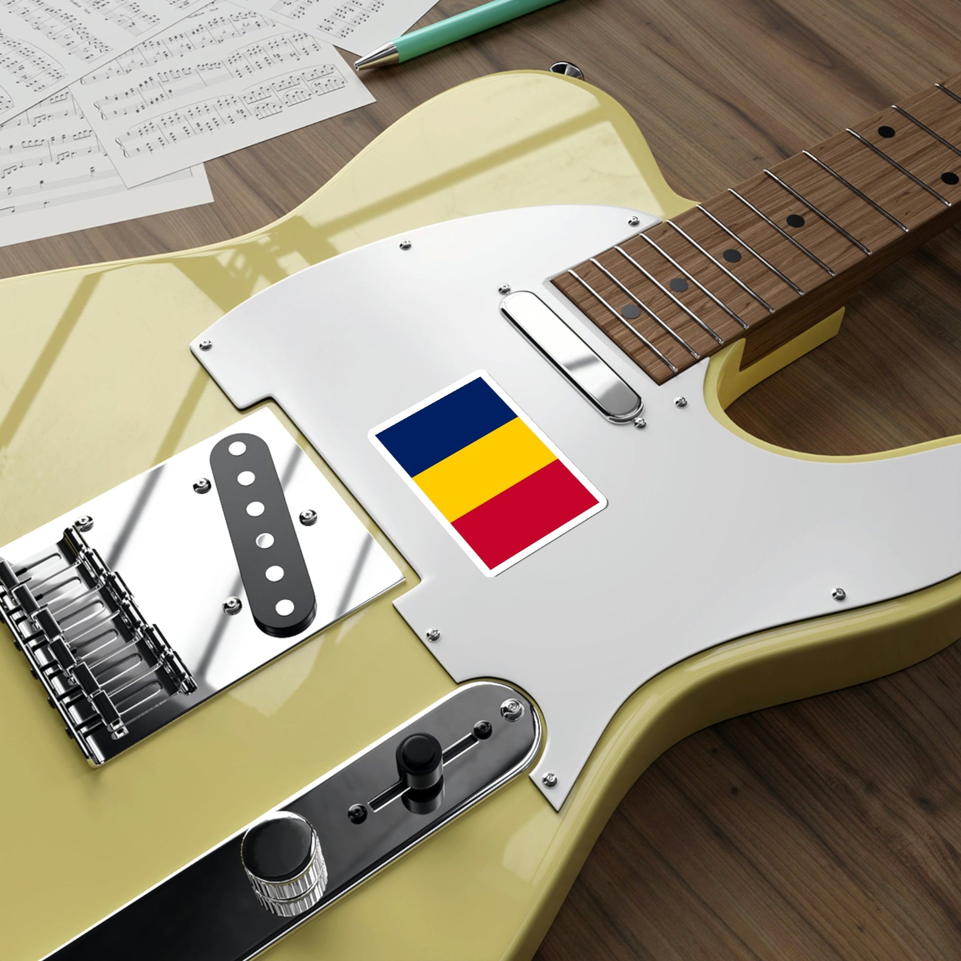 Flag of Chad STICKER Vinyl Die-Cut Decal-The Sticker Space