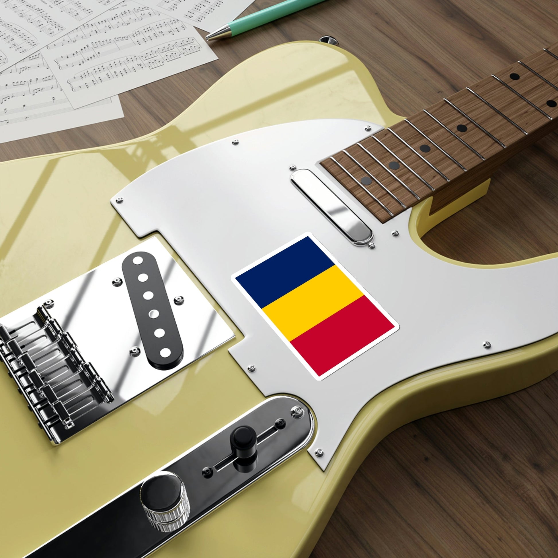 Flag of Chad STICKER Vinyl Die-Cut Decal-The Sticker Space