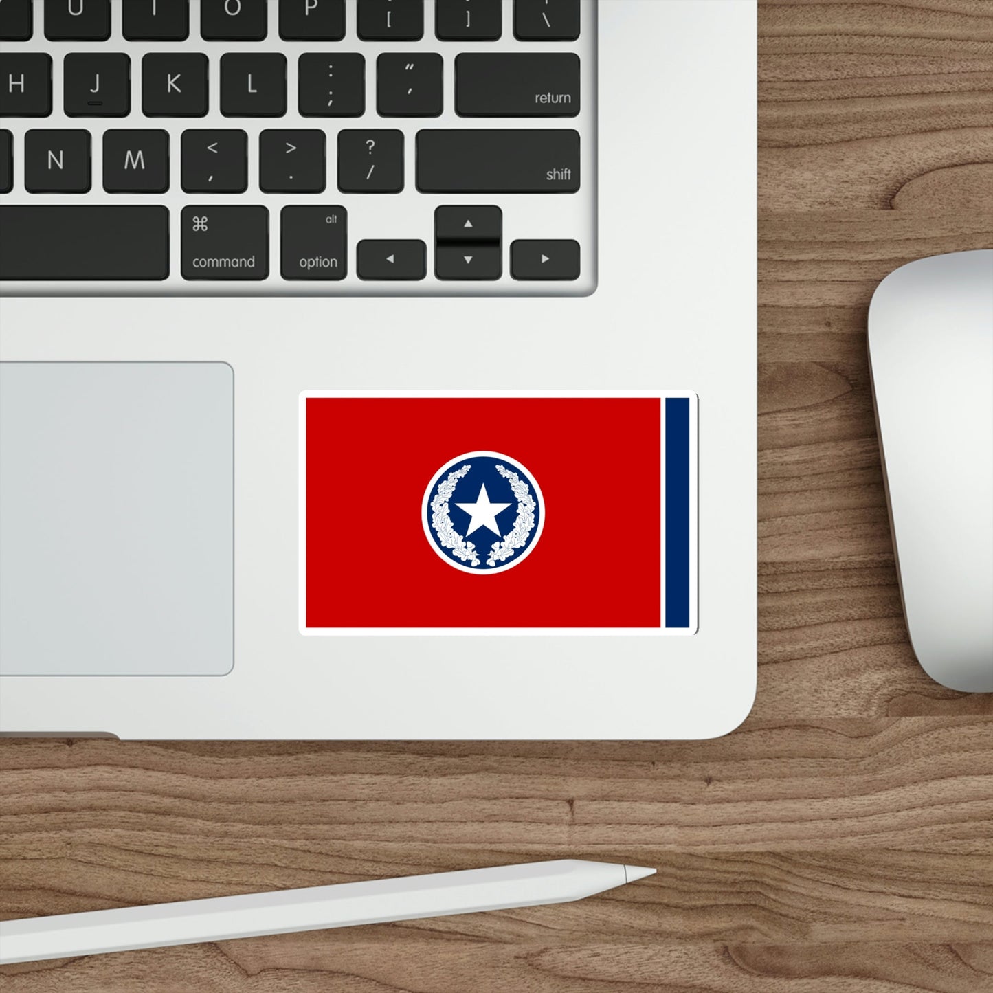 Flag of Chattanooga Tennessee 1923–2012 USA STICKER Vinyl Die-Cut Decal-The Sticker Space