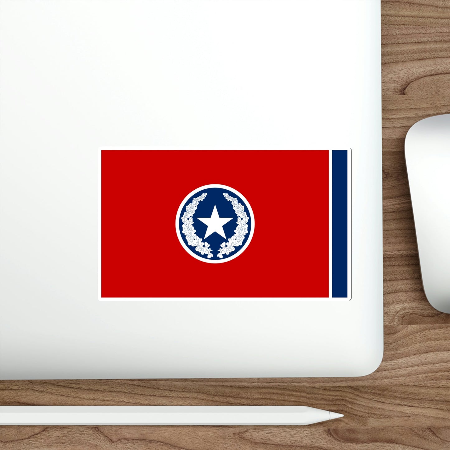 Flag of Chattanooga Tennessee 1923–2012 USA STICKER Vinyl Die-Cut Decal-The Sticker Space