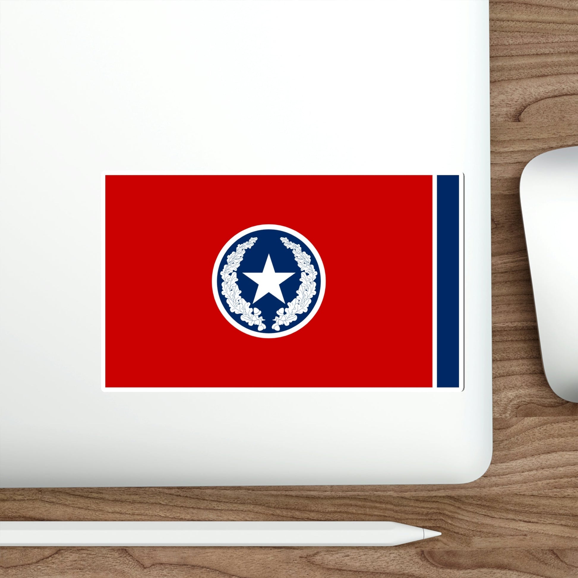 Flag of Chattanooga Tennessee 1923–2012 USA STICKER Vinyl Die-Cut Decal-The Sticker Space