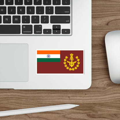 Flag of Chief of Defence Staff (India) STICKER Vinyl Die-Cut Decal-The Sticker Space