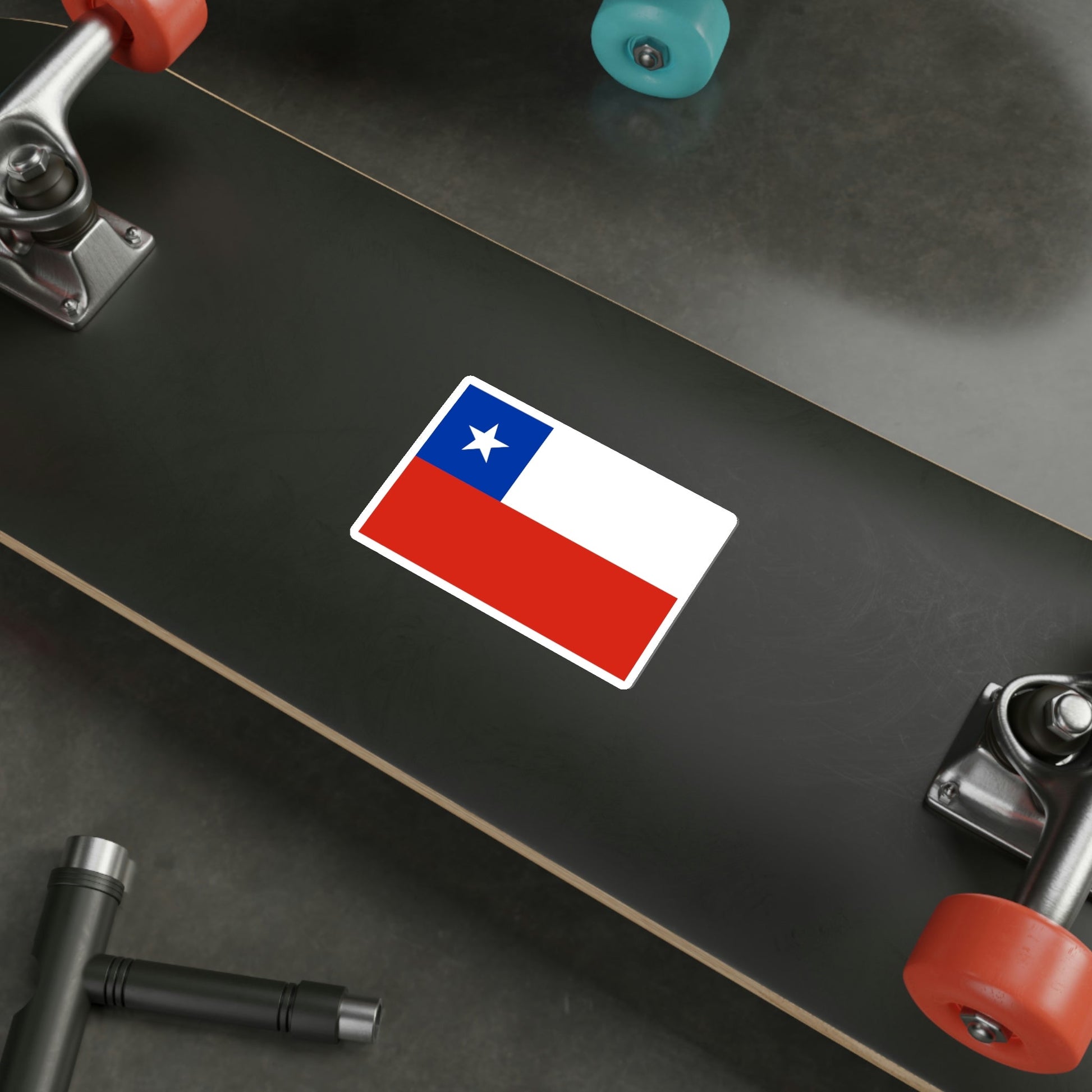 Flag of Chile STICKER Vinyl Die-Cut Decal-The Sticker Space