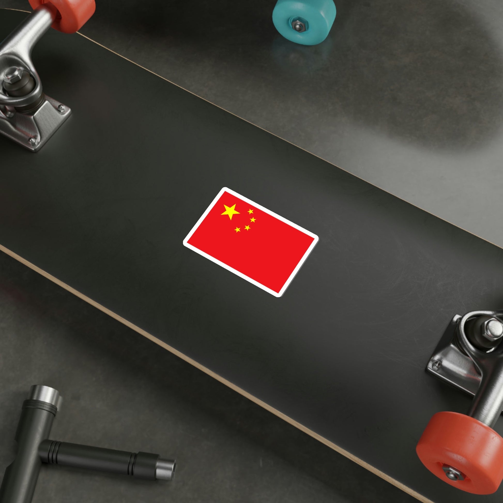 Flag of China STICKER Vinyl Die-Cut Decal-The Sticker Space