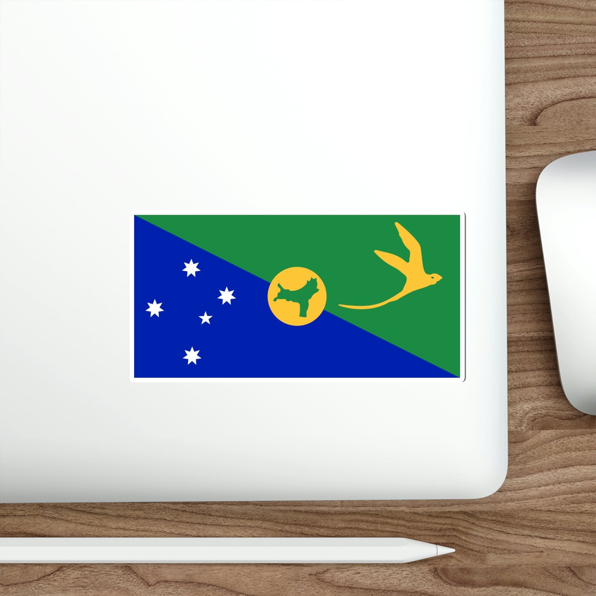 Flag of Christmas Island STICKER Vinyl Die-Cut Decal-The Sticker Space