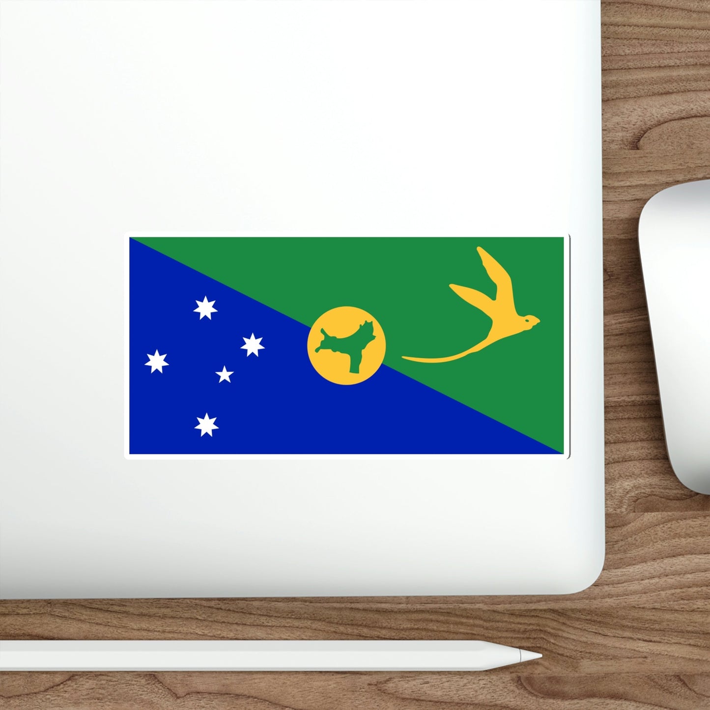 Flag of Christmas Island STICKER Vinyl Die-Cut Decal-The Sticker Space