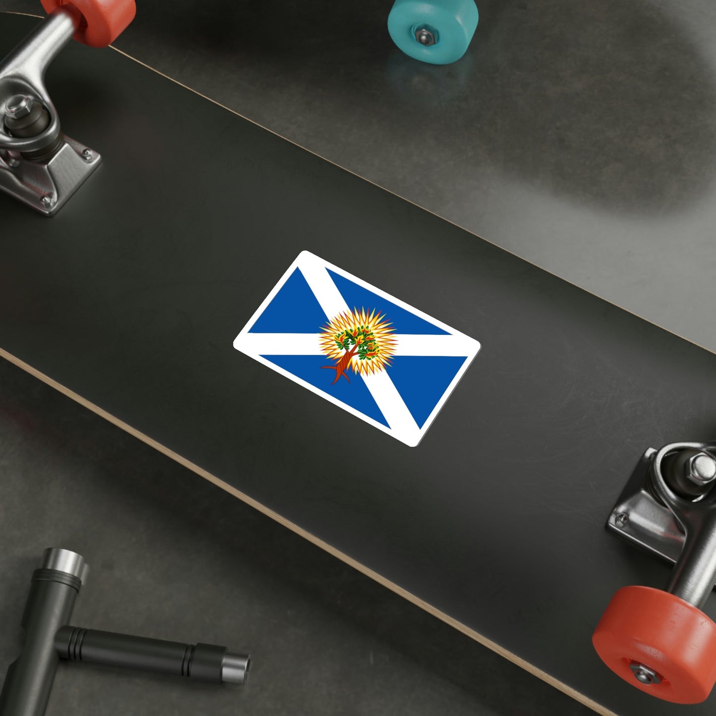 Flag of Church of Scotland STICKER Vinyl Die-Cut Decal-The Sticker Space