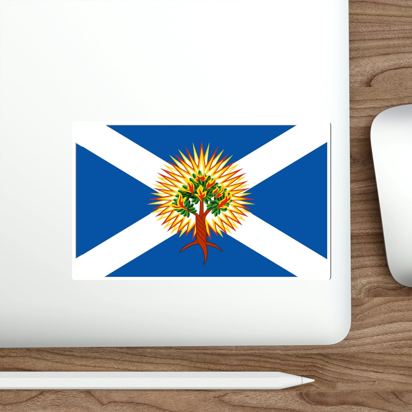 Flag of Church of Scotland STICKER Vinyl Die-Cut Decal-The Sticker Space