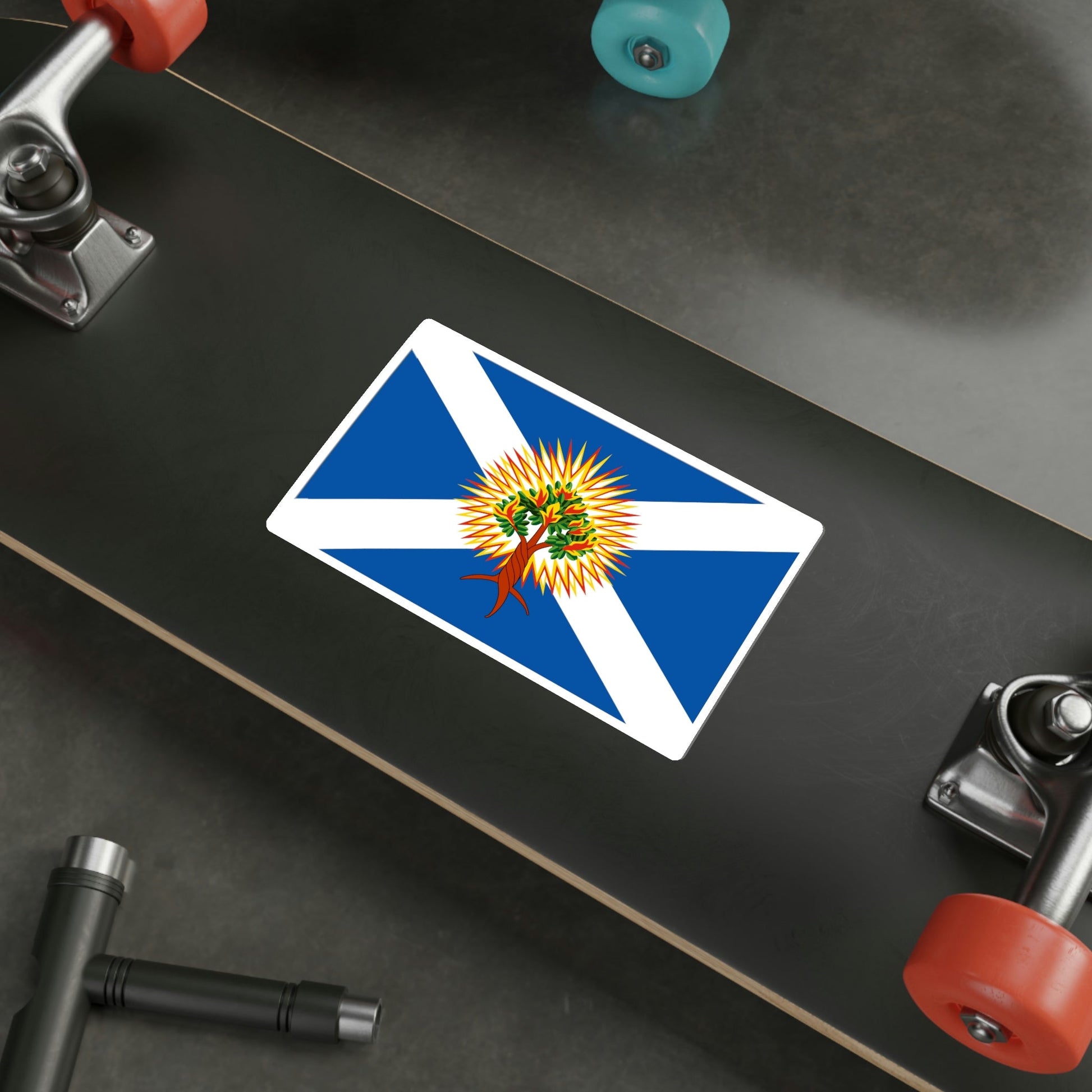 Flag of Church of Scotland STICKER Vinyl Die-Cut Decal-The Sticker Space