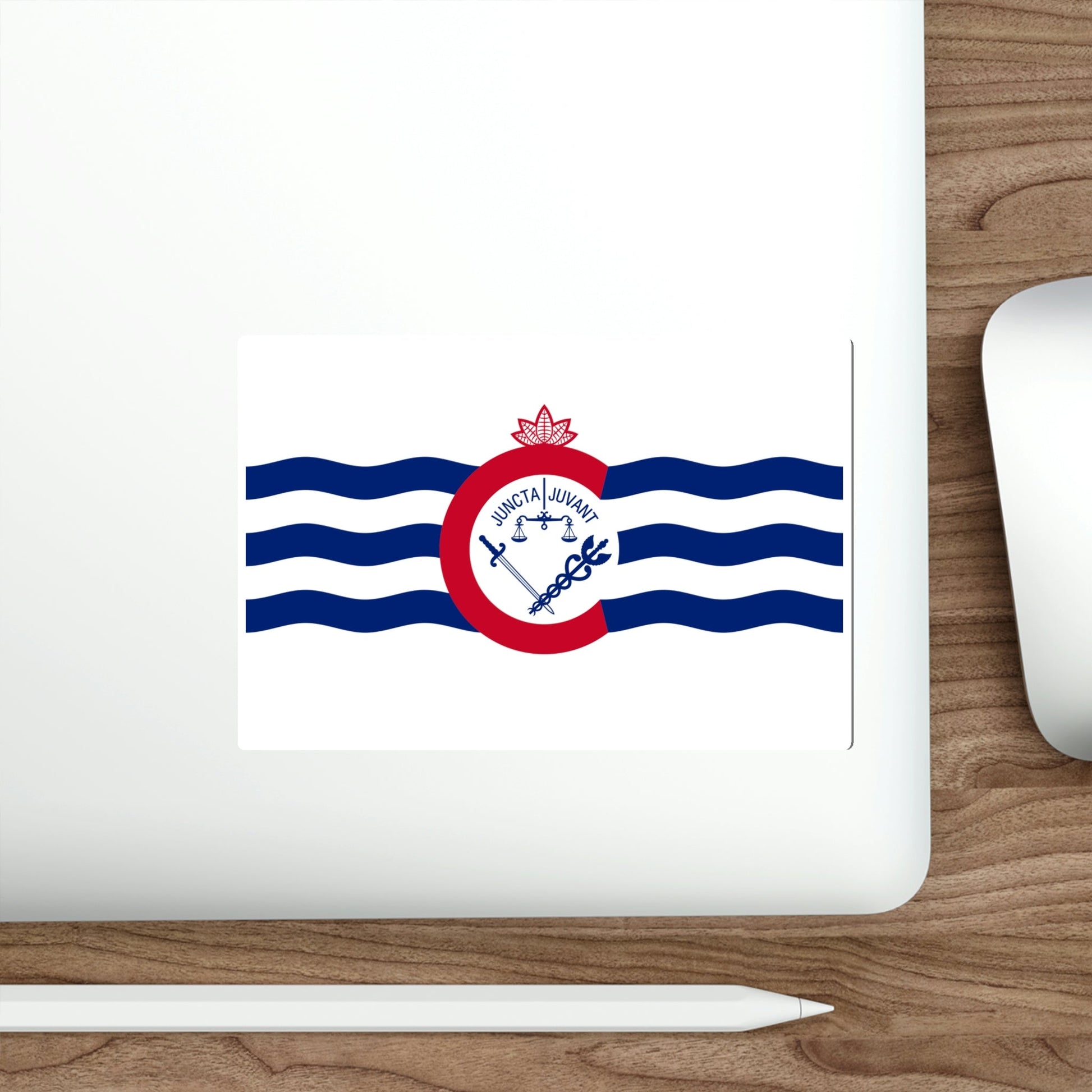 Flag of Cincinnati Ohio USA STICKER Vinyl Die-Cut Decal-The Sticker Space