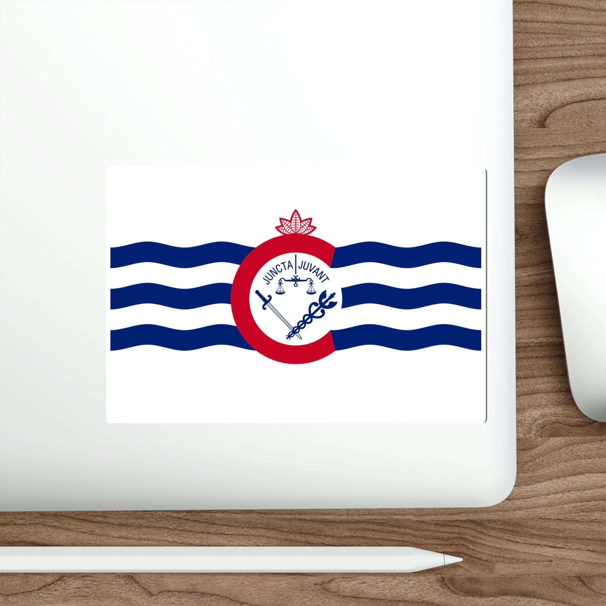 Flag of Cincinnati Ohio USA STICKER Vinyl Die-Cut Decal-The Sticker Space