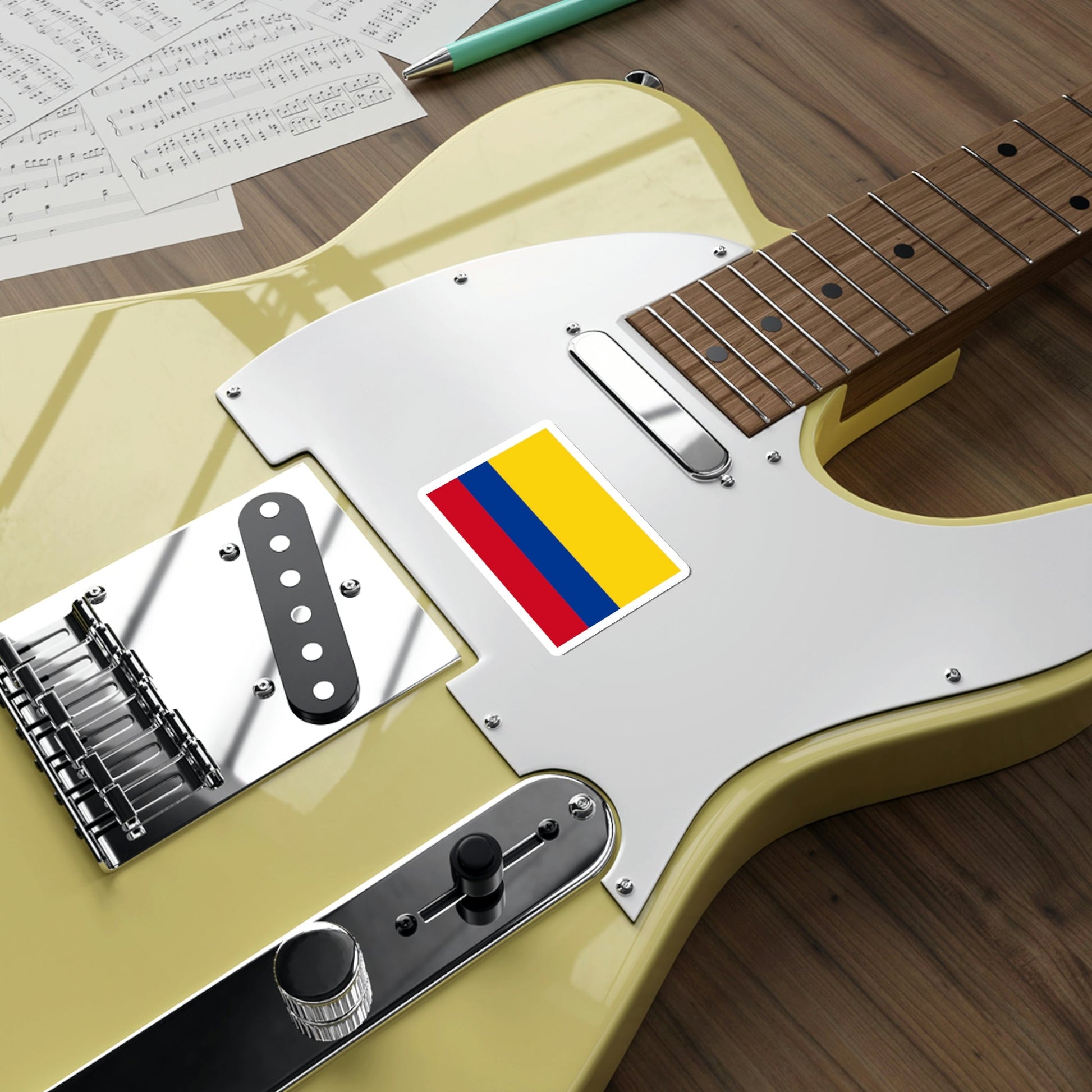 Flag of Colombia STICKER Vinyl Die-Cut Decal-The Sticker Space