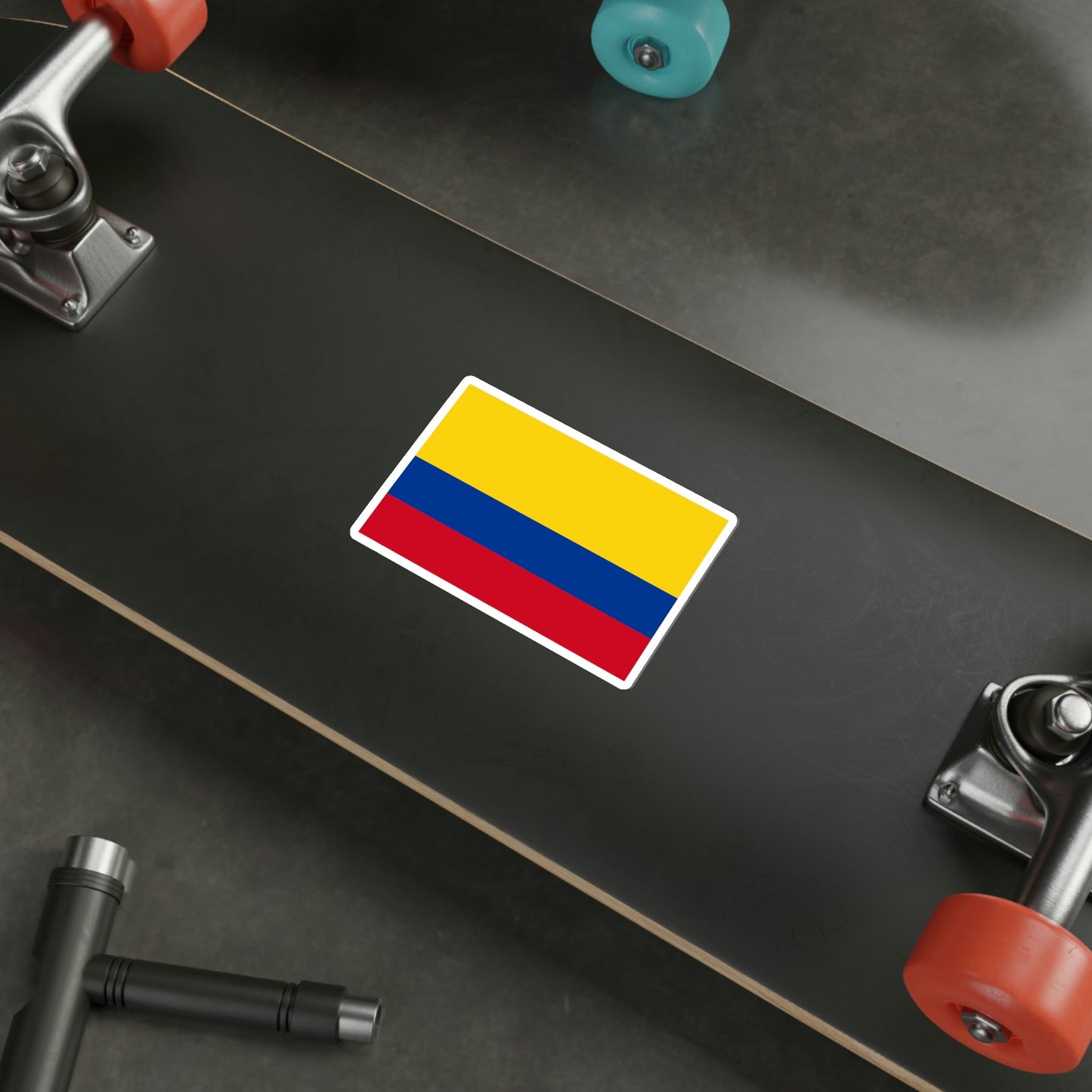 Flag of Colombia STICKER Vinyl Die-Cut Decal-The Sticker Space