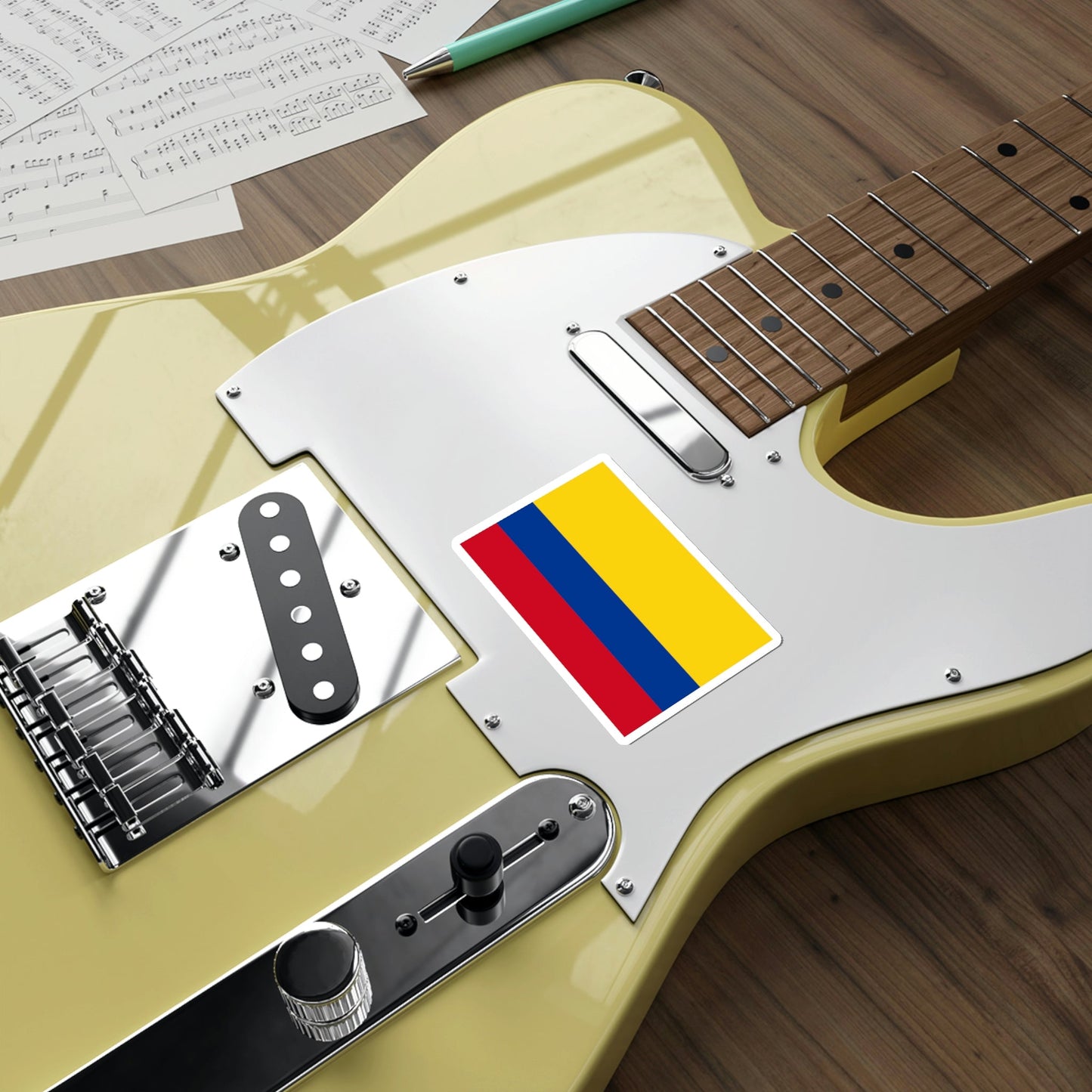 Flag of Colombia STICKER Vinyl Die-Cut Decal-The Sticker Space