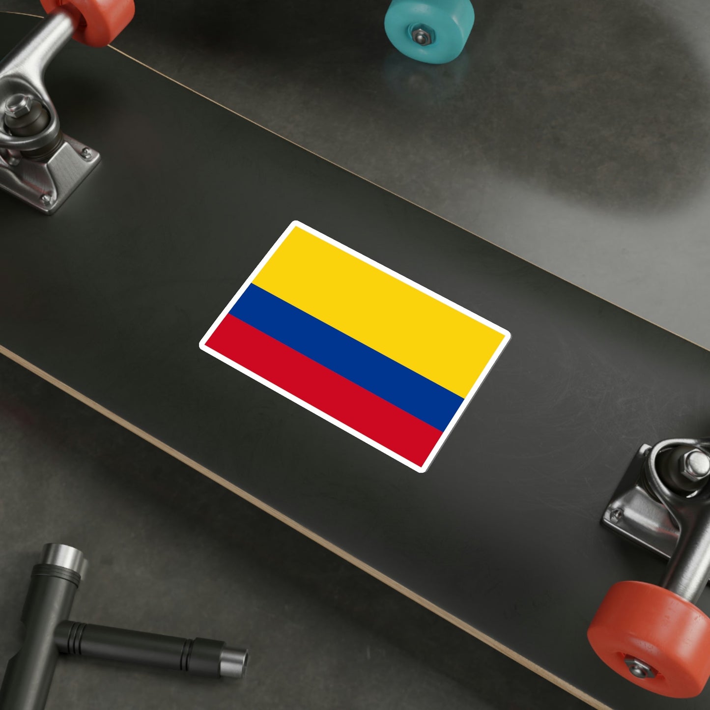 Flag of Colombia STICKER Vinyl Die-Cut Decal-The Sticker Space