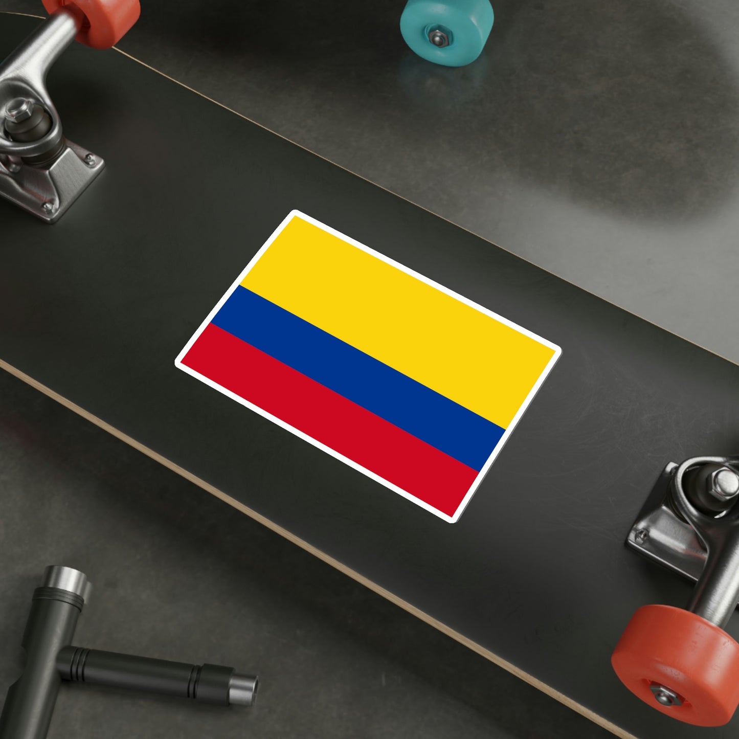 Flag of Colombia STICKER Vinyl Die-Cut Decal-The Sticker Space