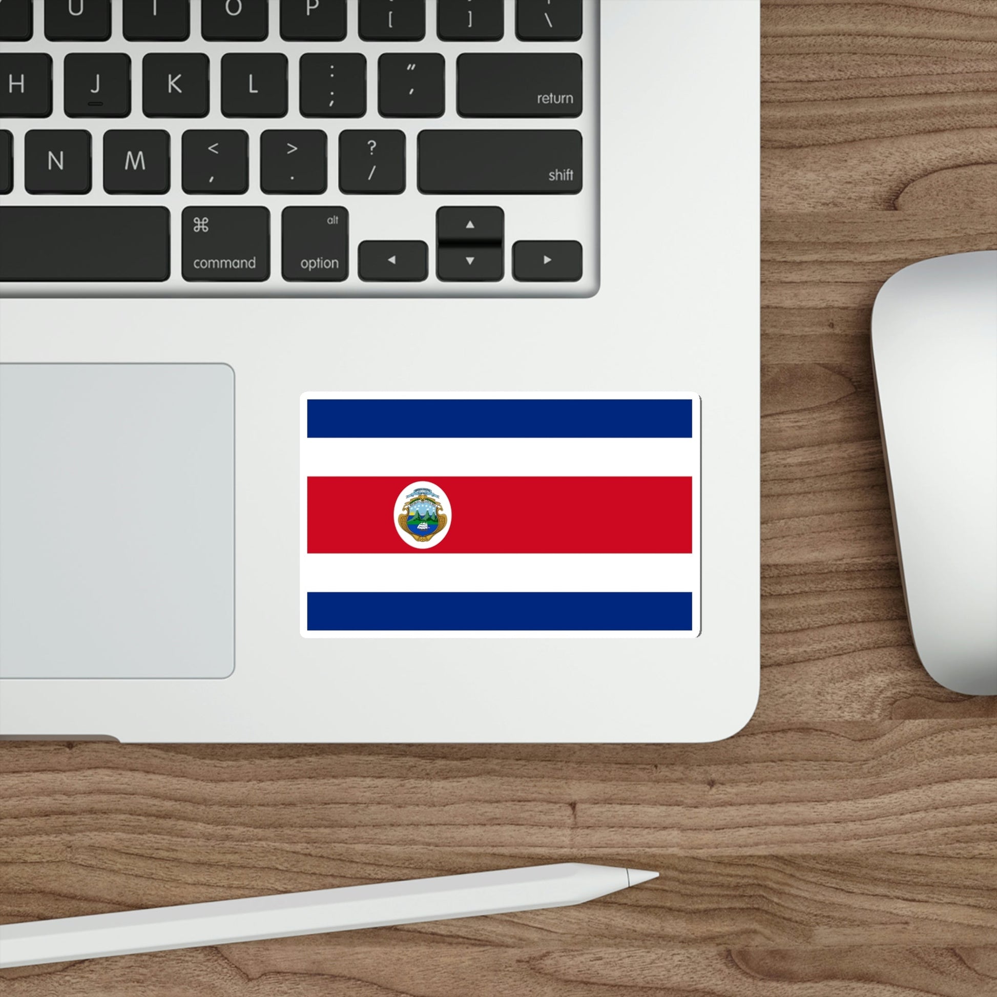 Flag of Costa Rica STICKER Vinyl Die-Cut Decal-The Sticker Space