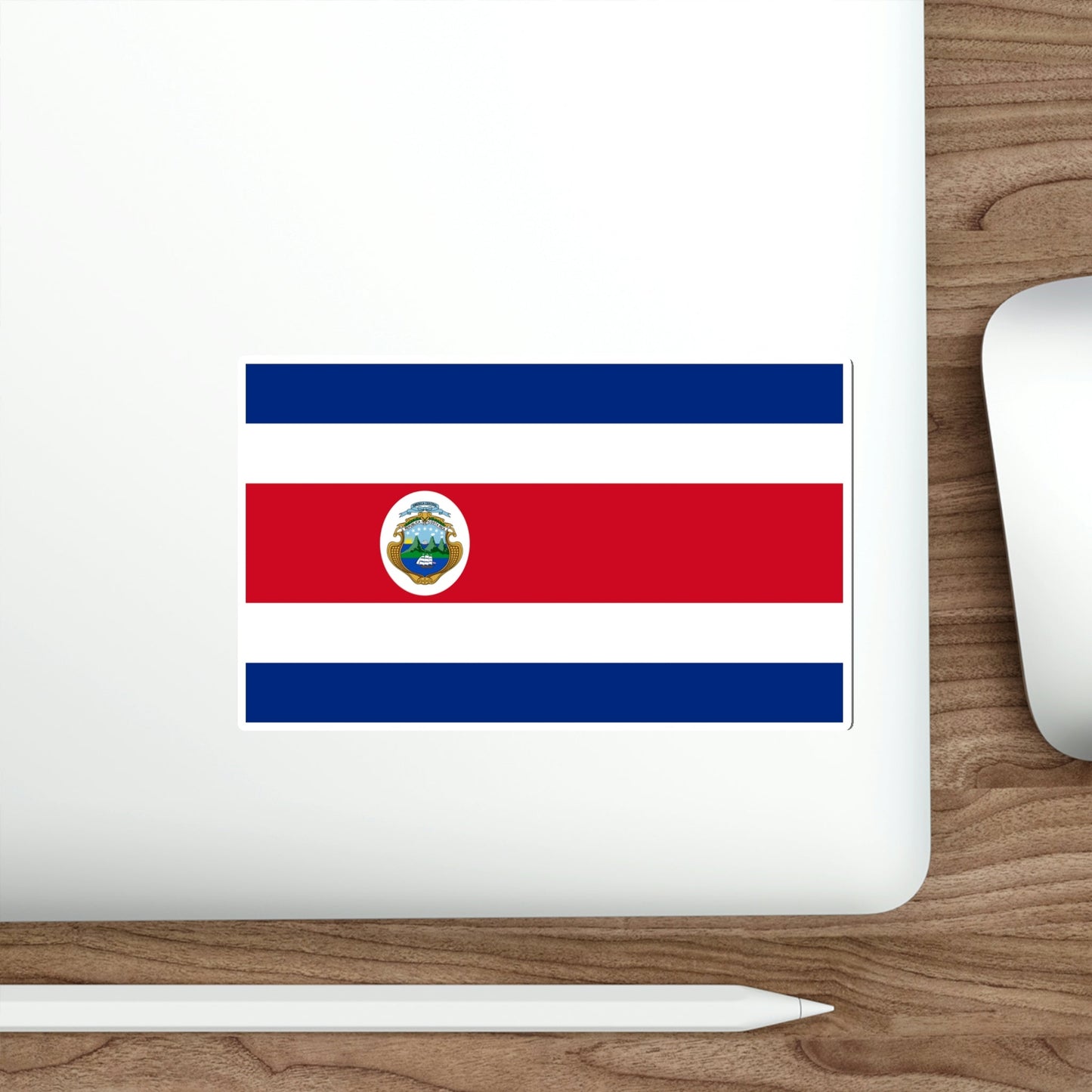 Flag of Costa Rica STICKER Vinyl Die-Cut Decal-The Sticker Space