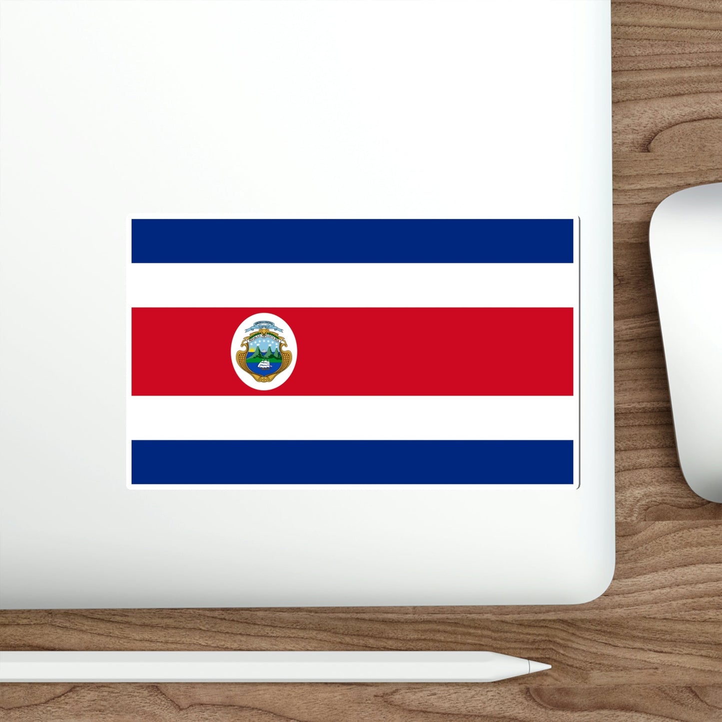 Flag of Costa Rica STICKER Vinyl Die-Cut Decal-The Sticker Space