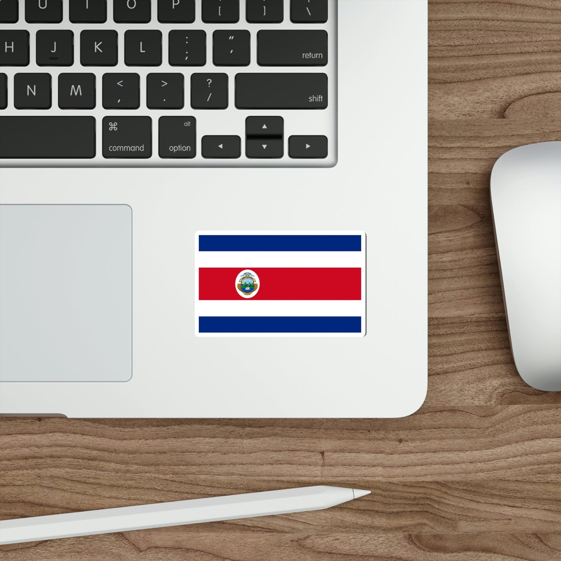 Flag of Costa Rica STICKER Vinyl Die-Cut Decal-The Sticker Space