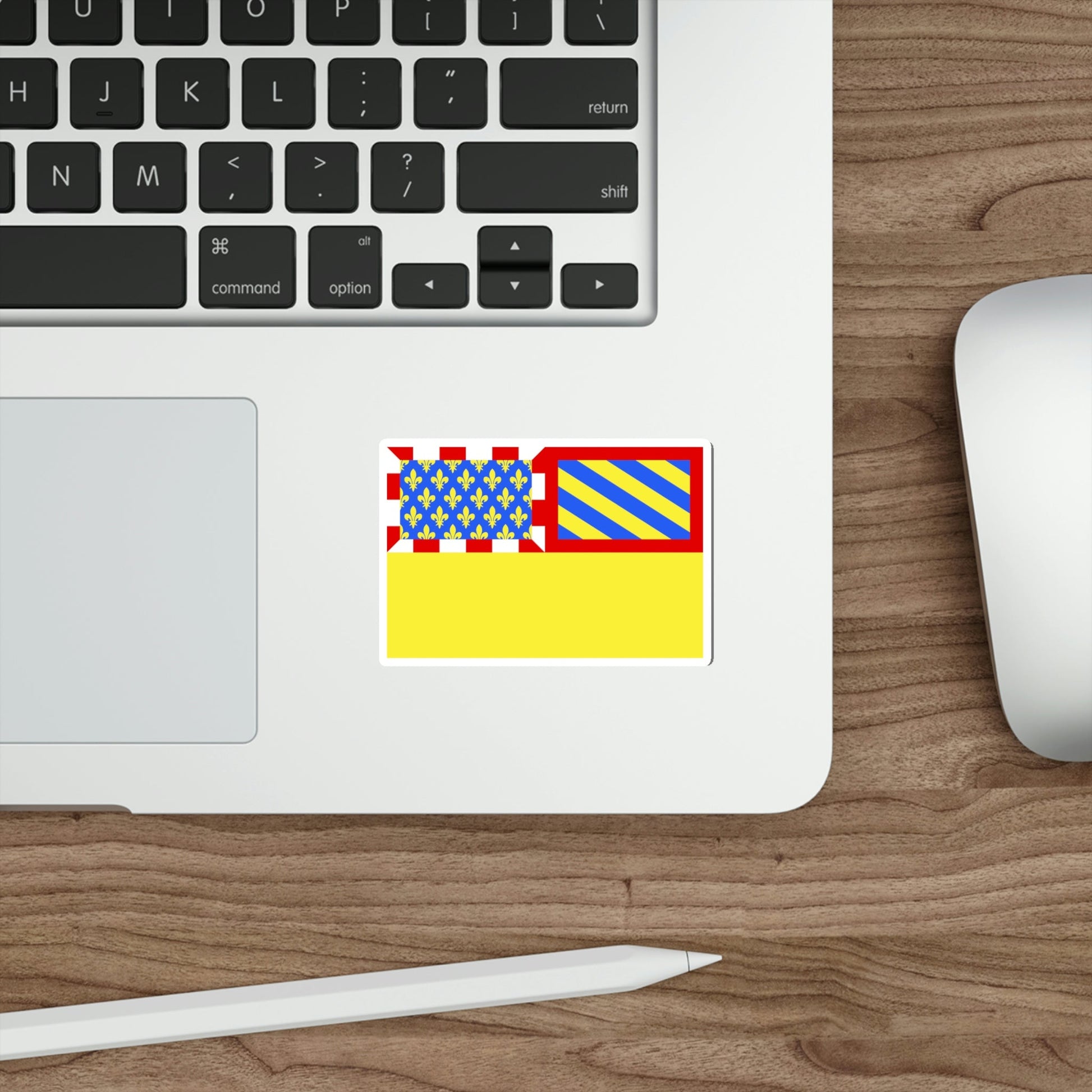 Flag of Côte d'Or France 2 STICKER Vinyl Die-Cut Decal-The Sticker Space