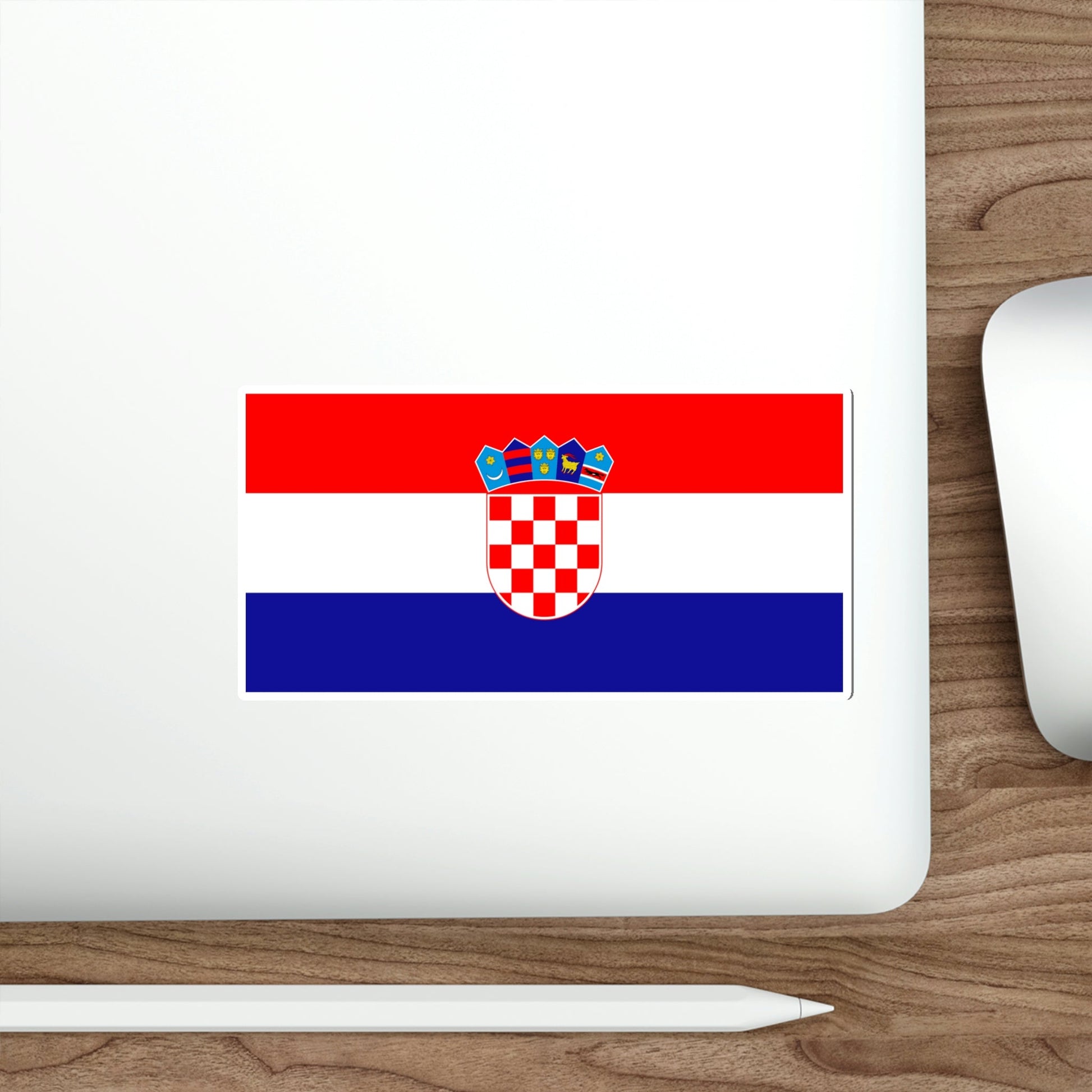 Flag of Croatia STICKER Vinyl Die-Cut Decal-The Sticker Space