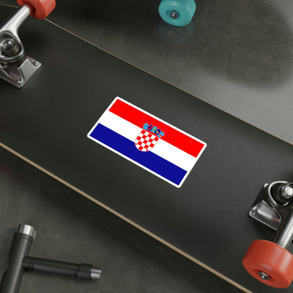 Flag of Croatia STICKER Vinyl Die-Cut Decal-The Sticker Space