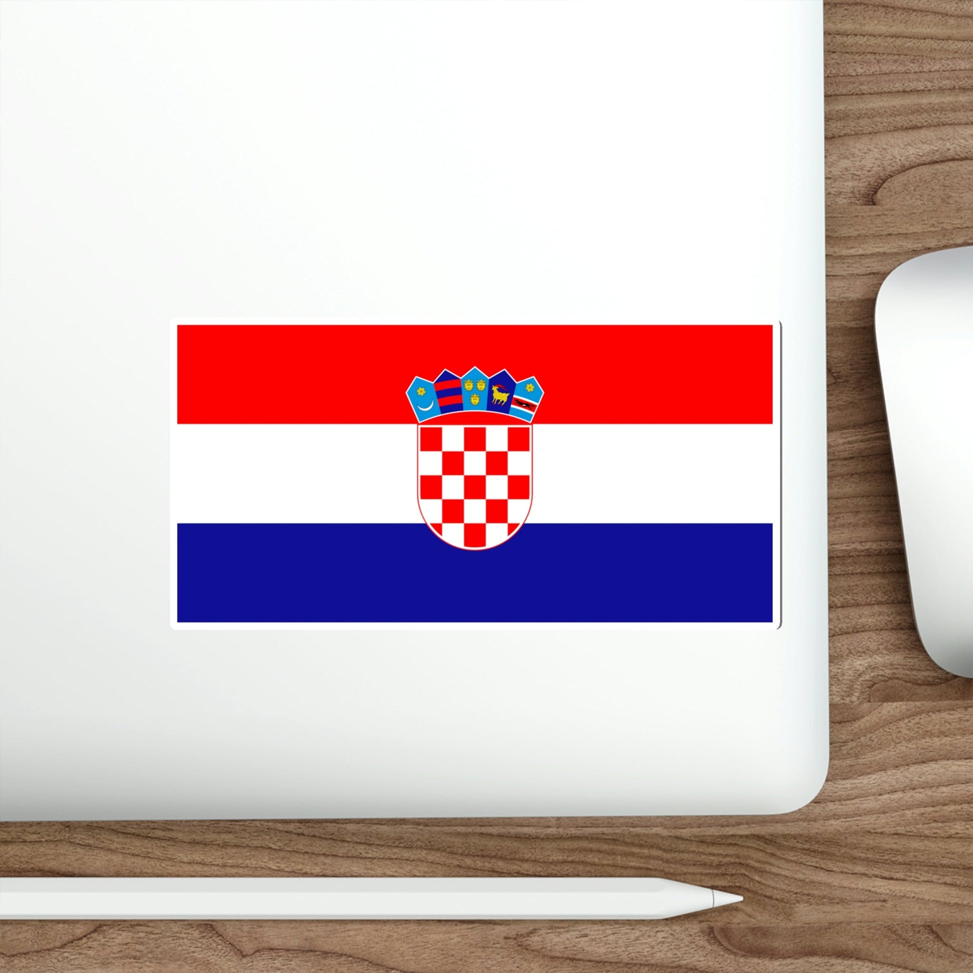 Flag of Croatia STICKER Vinyl Die-Cut Decal-The Sticker Space