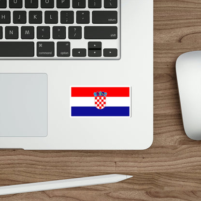 Flag of Croatia STICKER Vinyl Die-Cut Decal-The Sticker Space