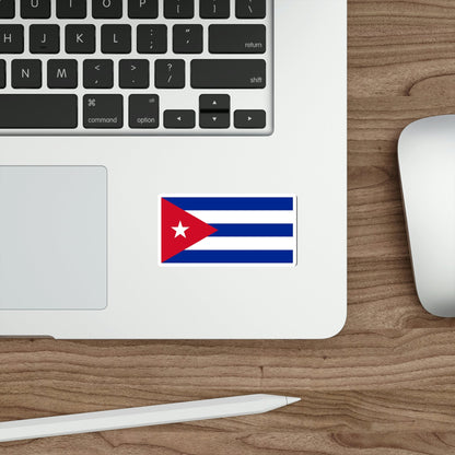 Flag of Cuba STICKER Vinyl Die-Cut Decal-The Sticker Space