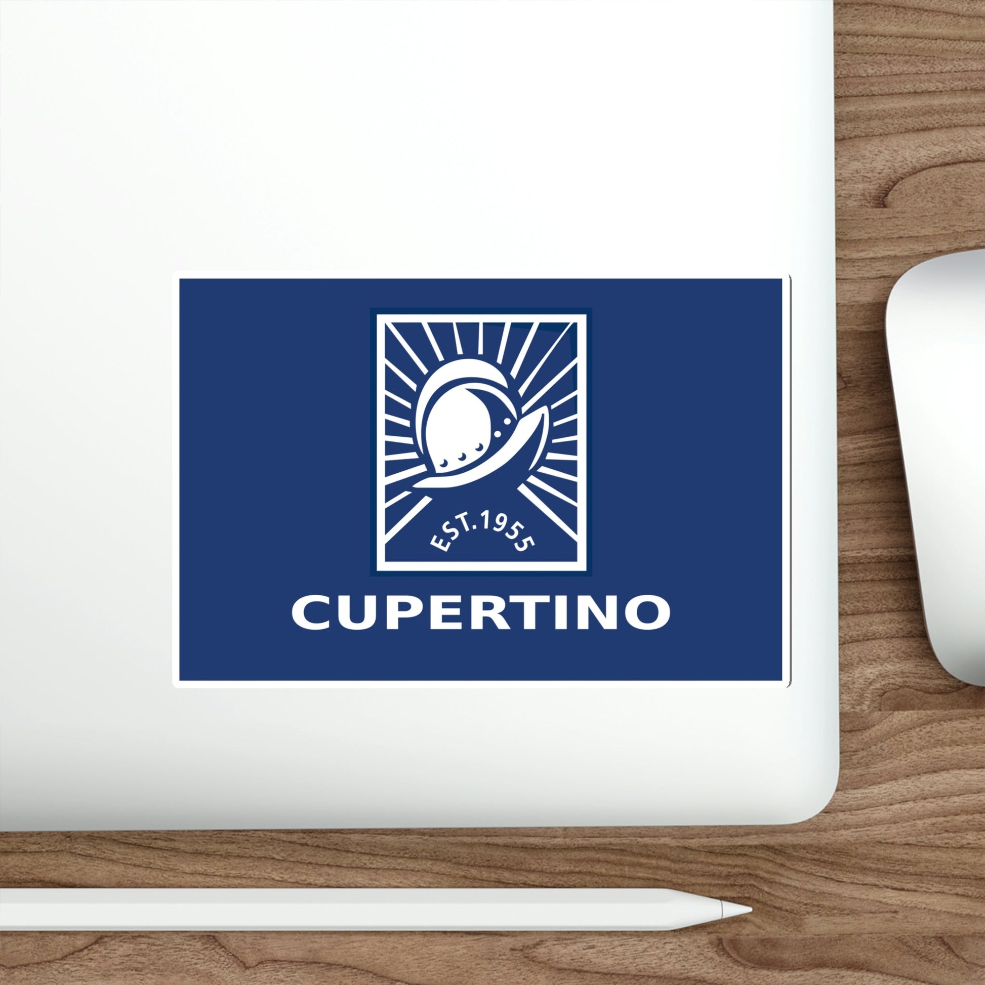 Flag of Cupertino California USA STICKER Vinyl Die-Cut Decal-The Sticker Space