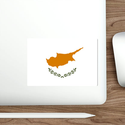 Flag of Cyprus STICKER Vinyl Die-Cut Decal-The Sticker Space