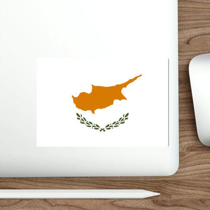 Flag of Cyprus STICKER Vinyl Die-Cut Decal-The Sticker Space