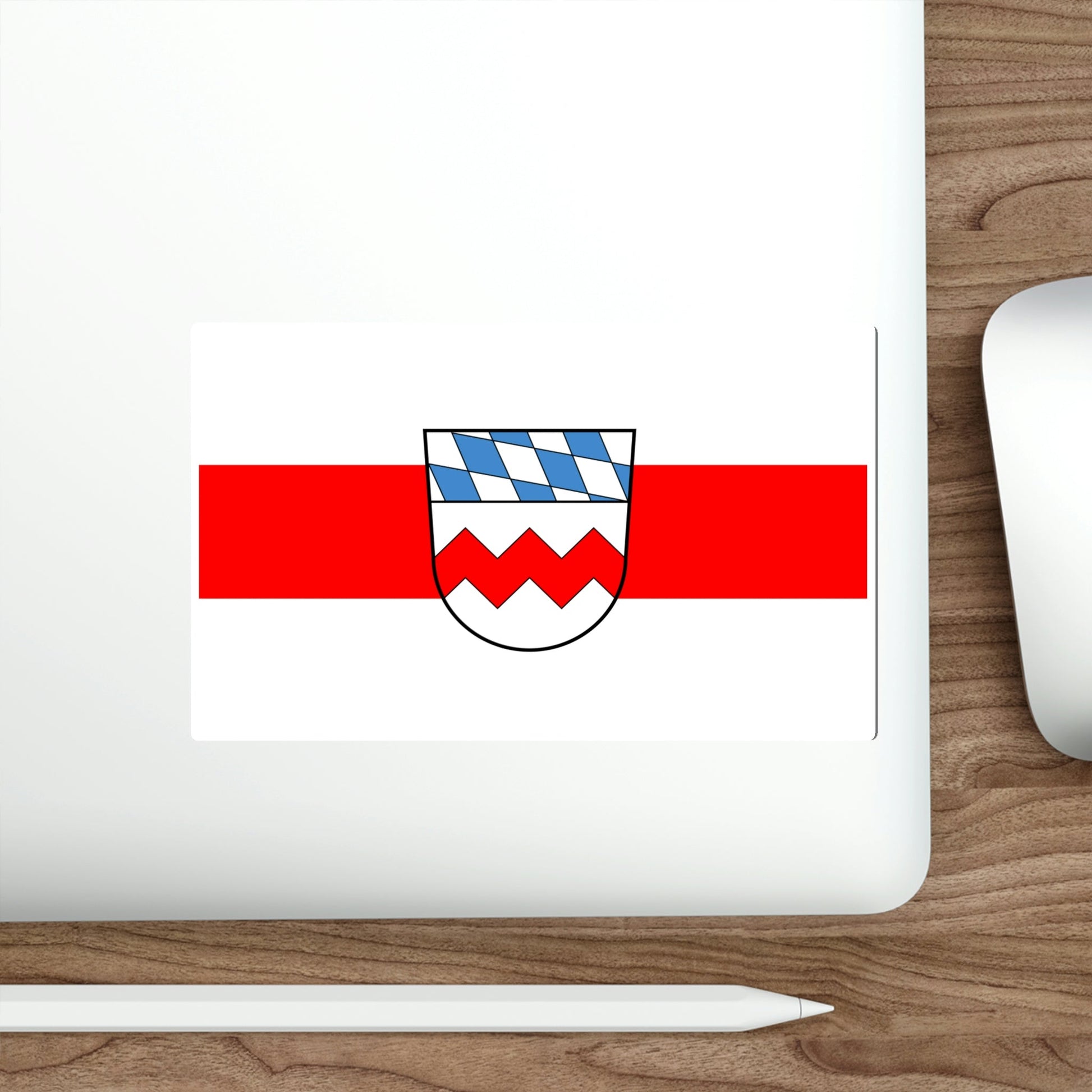 Flag of Dachau Germany STICKER Vinyl Die-Cut Decal-The Sticker Space