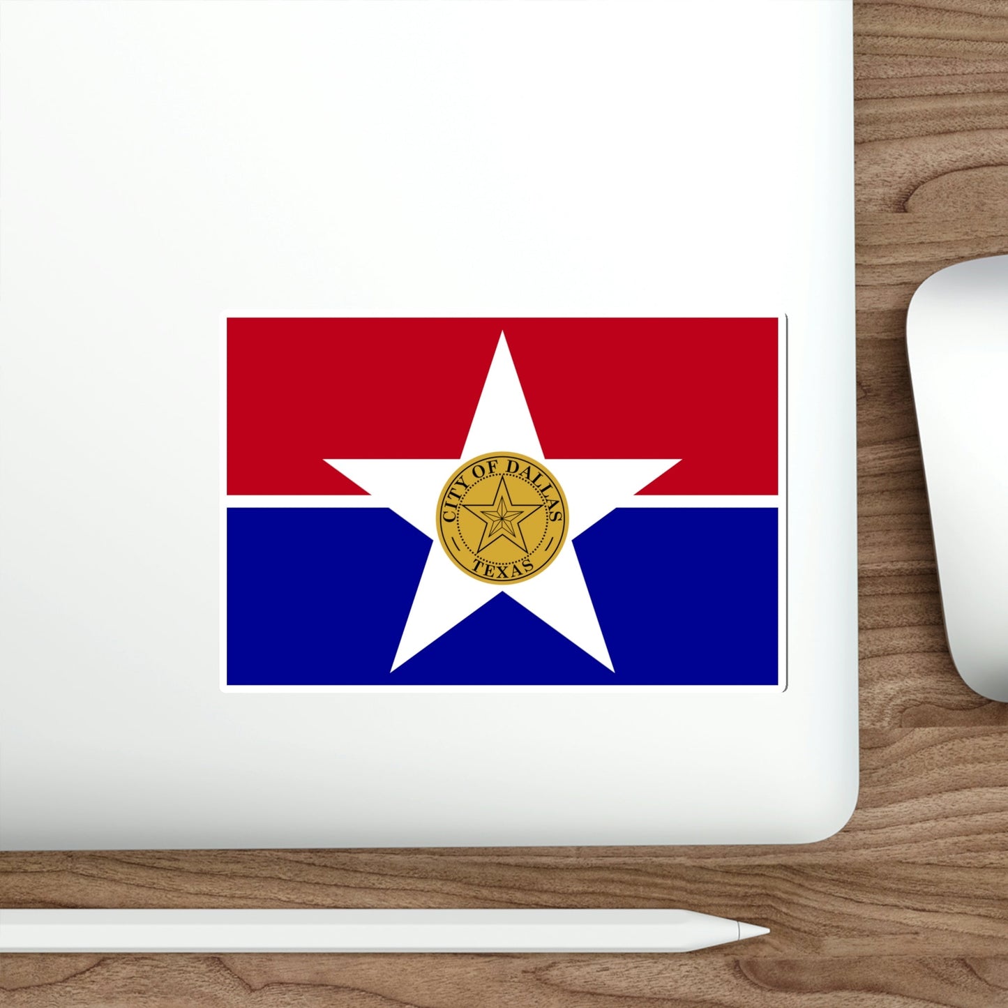 Flag of Dallas USA STICKER Vinyl Die-Cut Decal-The Sticker Space