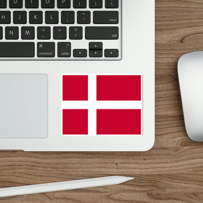 Flag of Denmark STICKER Vinyl Die-Cut Decal-The Sticker Space