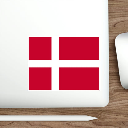 Flag of Denmark STICKER Vinyl Die-Cut Decal-The Sticker Space