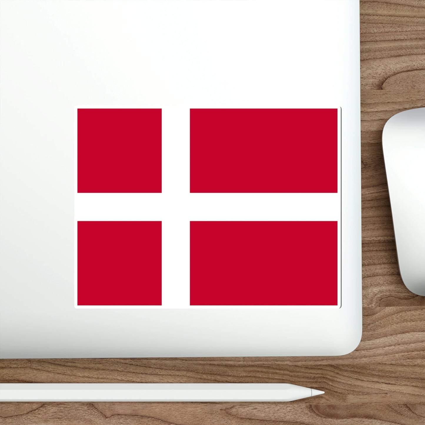 Flag of Denmark STICKER Vinyl Die-Cut Decal-The Sticker Space